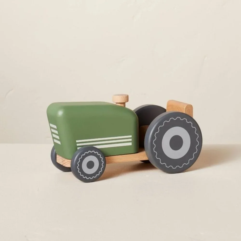 Wooden Toy Farm Tractor Green - Hearth & Hand Magnolia - New‎ in Box